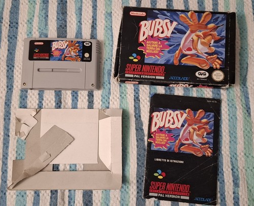 Gioco super nintendo bubsy - nintendo,
