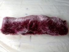 O bag MINI - BORDO PELLICCIA per Borse MINI - ECO PELLE - VOLPE BORDEAUX