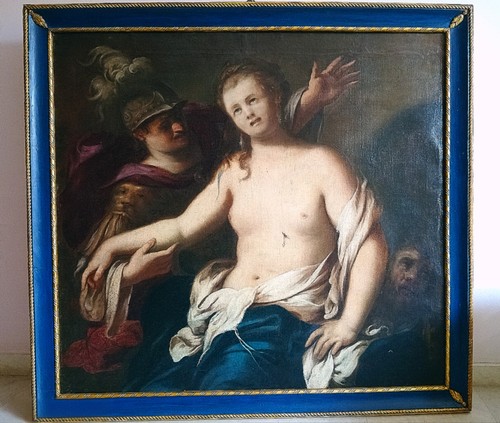 Dipinto antico lucrezia - antico,,