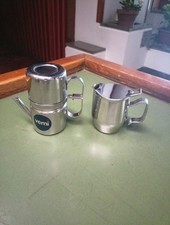 Caffettiera Napoletana " VEMI "  da 1 Tazza, Perfetta + Lattiera " ALESSI " 