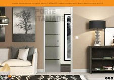 Porta scomparsa scrigno vetro