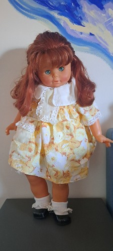Bambola vintage schicchera - bambola,