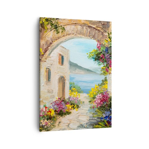 Quadro tela 50x70cm casa - quadro,