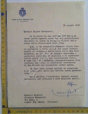 Autografo - Signature - Falcone Lucifero - 1955 - Crotone - Roma