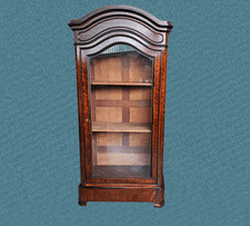 ARMADIO VETRINA IN MOGANO