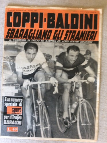 Ciclismo trofeo baracchi - ciclismo, 1957