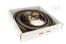 Set cinture uomo donna in vera