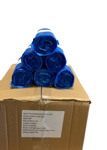 Sacchi spazzatura 55x65 blu - sacchi,