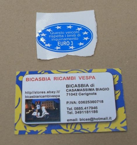 623876 targhetta euro 3 - 623876,