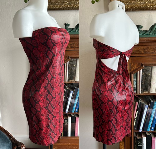 Abito tubino vintage rosso