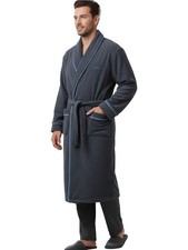 Vestaglia Uomo da Camera LMW00328 in Morbido Pile Invernale Lunga