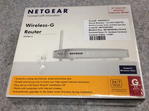 Netgear wgr614 router - netgear,