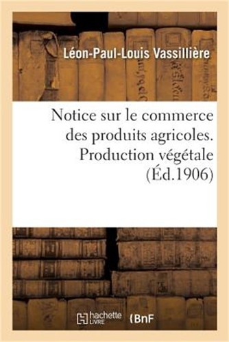 Notice sur commerce des - notice,