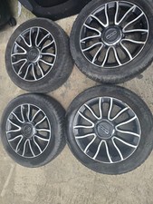 735564168 CERCHI IN LEGA CON GOMME FIAT 500L/TIPO 205 55 16 DOT 2023