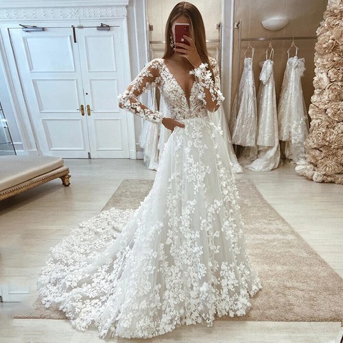 Abito sposa boho scollo v - boho,