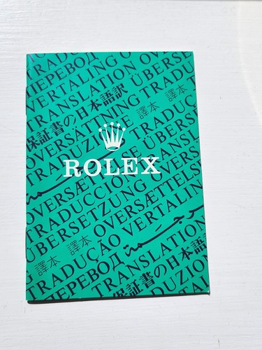 Rolex libretto traduzione - libretto,