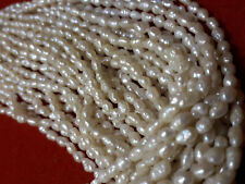 COLLANA COLLIER FILO PERLE DI FIUME PEARLS PERLEN VINTAGE 15 Filari Da 80 /90 CM