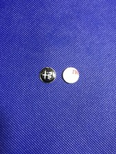 X2 LOGO STEMMA CHIAVE TELECOMANDO COMPATIBILE ALFA ROMEO GIULIETTA MITO 159 15mm