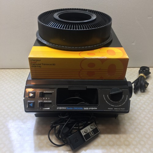 Kodak carousel slide projector - carousel,