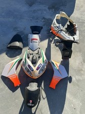 KIT PLASTICHE TEAM DUCATI GARELLI GSP 50CC CON PRESENZA  GRAFFI E ROTTURE