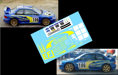 Decals subaru impreza - 1/43],
