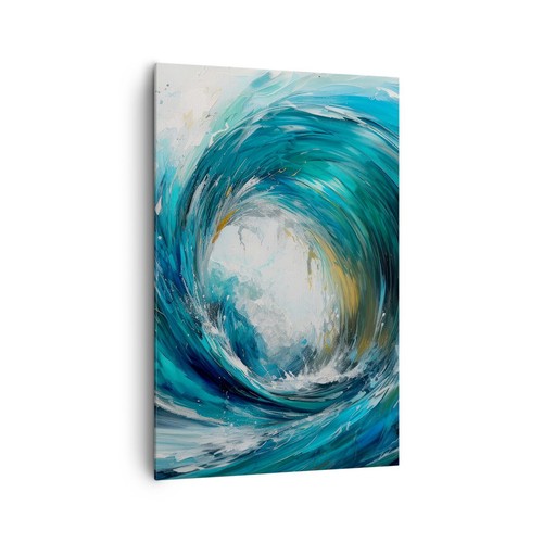 Quadro tela 80x120cm oceano - quadro,
