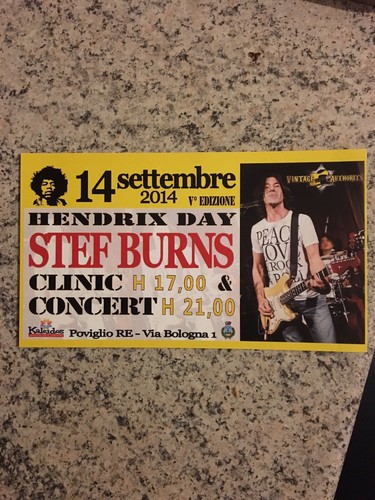 Stef burns chitarrista vasco - stef,