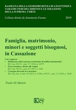 Libri Di Marzio Paolo - Famiglia, Matrimonio, Minori E Soggetti Bisognosi, In Ca
