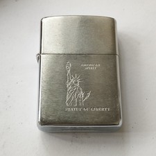 1988 Zippo Lighter American Spirit STATUE OF LIBERTY Accendino Feuerzeug Briquet