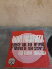 NINO MANFREDI 45 GIRI DIALOGO TR DUE ELETTORI AL DISOPRA DI OGNI SOSPETTO