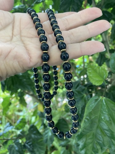 Vintage black gold colored - gold,