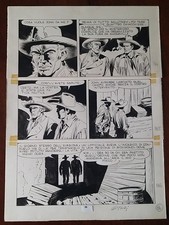 TICCI - TEX N. 299 (1985) FUGA DA ANDERVILLE. TAVOLA ORIGINALE !!!