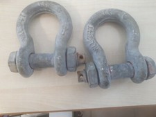 Coppia Grilli Maniglioni 3,25T (3 1/4) 5/8 Ancora barca Rimorchio traino usati