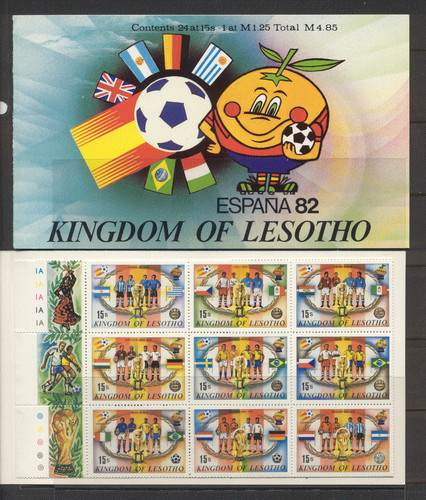 Lesotho 1982 espana cppa - "espana, '82"/cppa
