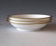 Rosenthal Donatello Frutta o Dessert BOWLS Set di 3 Pesanti ORO Selb Bavaria MINT