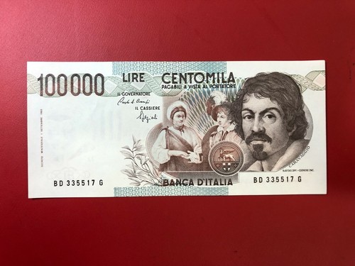100 000 lire caravaggio - 100.000,