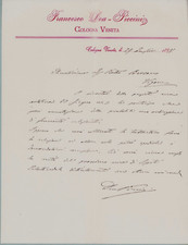 COLOGNA VENETA 1898 lettera commerciale Cav. FRANCESCO DEA PICCINI