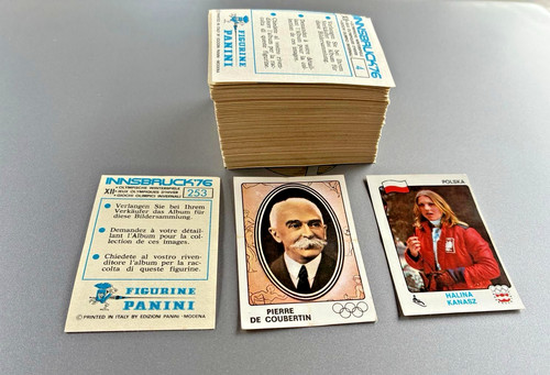 Panini innsbruck 1976 nuove - innsbruck, 76