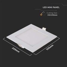 Pannello LED SMD Quadrato 18W 4000k