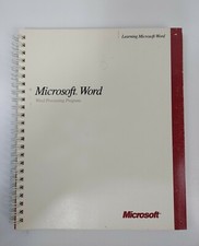 Manuale programma elaborazione testi Microsoft Word Apple serie Macintosh vintage
