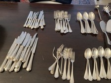 Sevizio Posate Broggi Milano Firmate 77 Pezzi ,più 11 Pezzi In Regalo Alpaca Arg