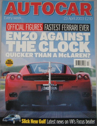 Autocar 2003 featuring - autocar, 23/4/2003
