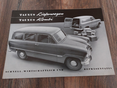 Brochure originale ford - originale, taunus