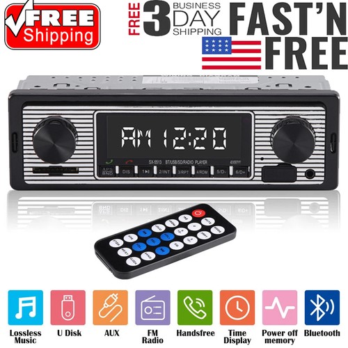 Bluetooth vintage autoradio - vintage,