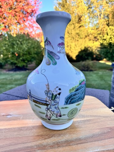Vaso porcellana cinese vintage