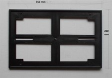 Porta targa posteriore in plastica nera Fiat vari modelli fino al 1998