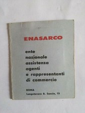 Tessera Enasarco Genova  Agenti bolli dal 64 al 67 Commercio Collezionismo 