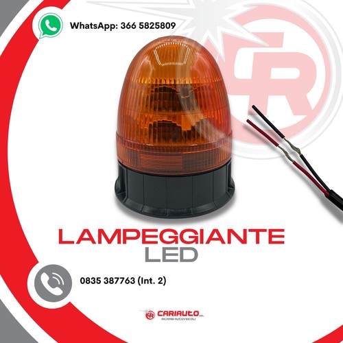 Lampeggiante flash led rotante - led,
