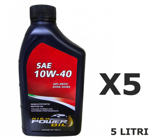 Litri olio motore - litri, 10w40