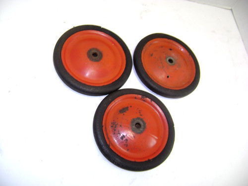 Ruote vintage rosse metallo - ruote, in